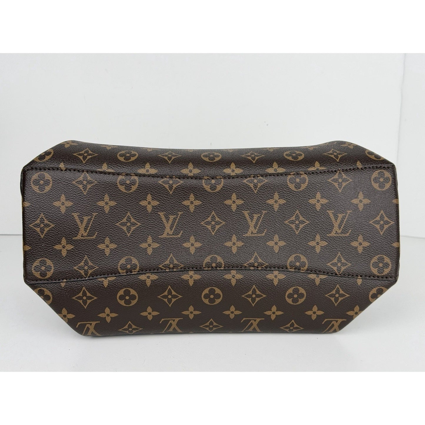 Louis Vuitton Rivoli MM Satchel Bag in Brown Monogram Coated Canvas NFC C5