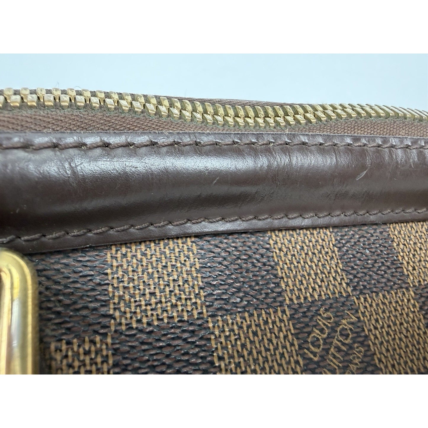 Louis Vuitton Trevi PM Handbag in Damier Ebene Coated Canvas 2014 S12