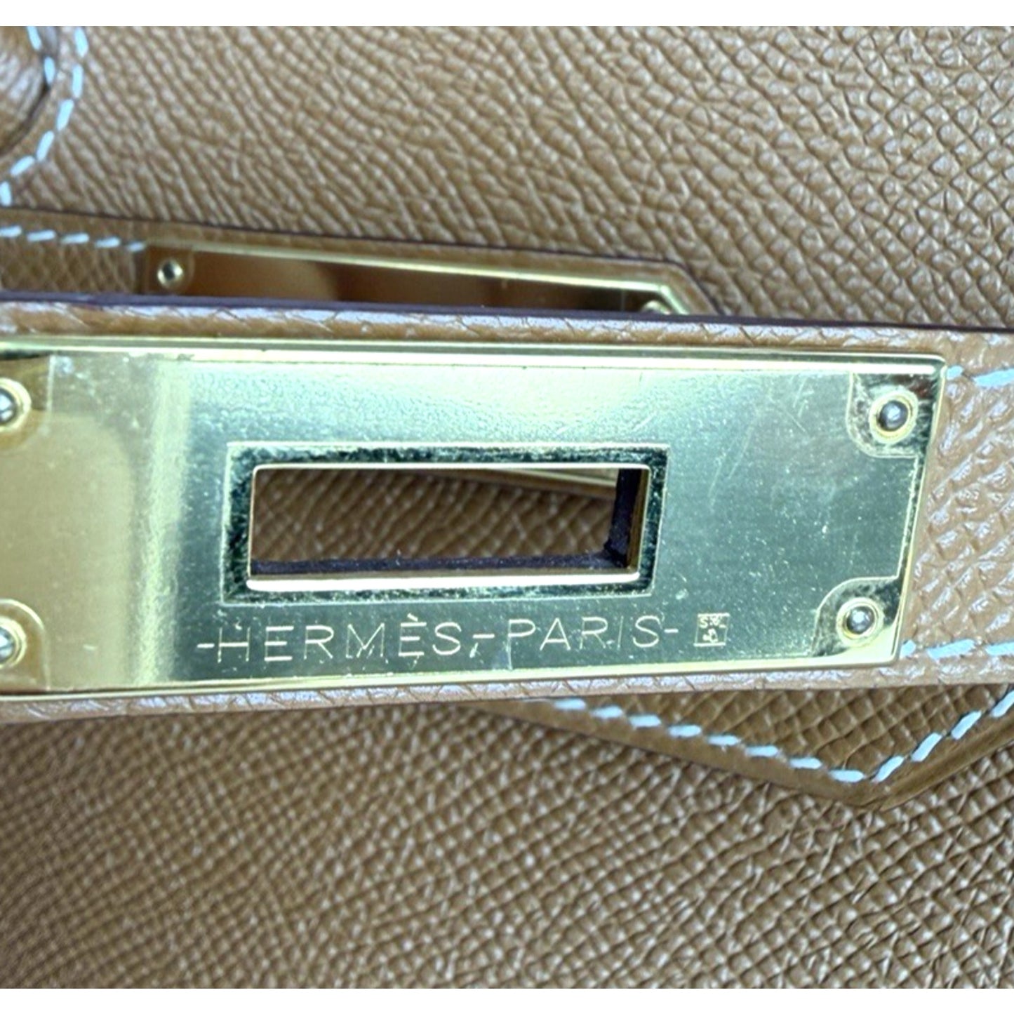 Hermes Birkin 35 in Gold Epsom Leather with Gold-Pleated Hardware 2017 S