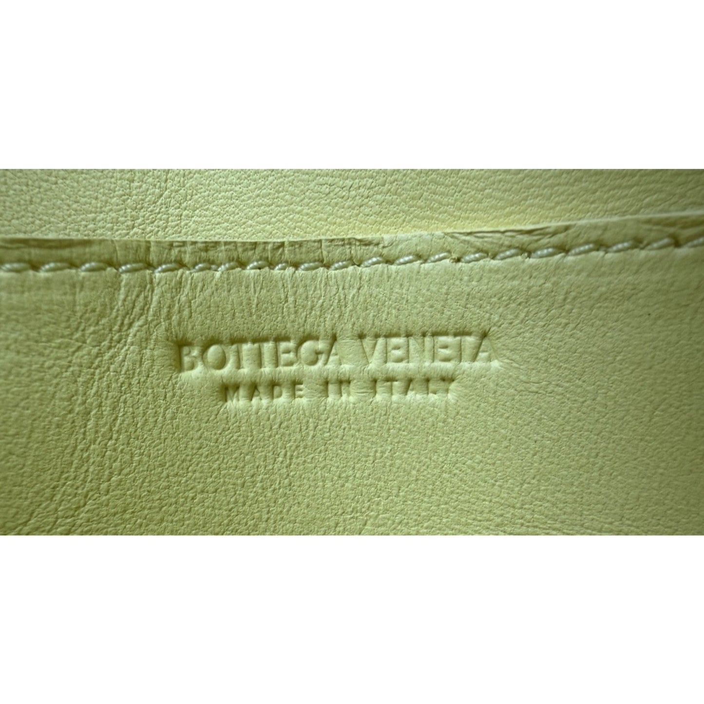 Bottega Veneta Cassette Crossbody Bag in Yellow Intrecciato Lambskin Leather