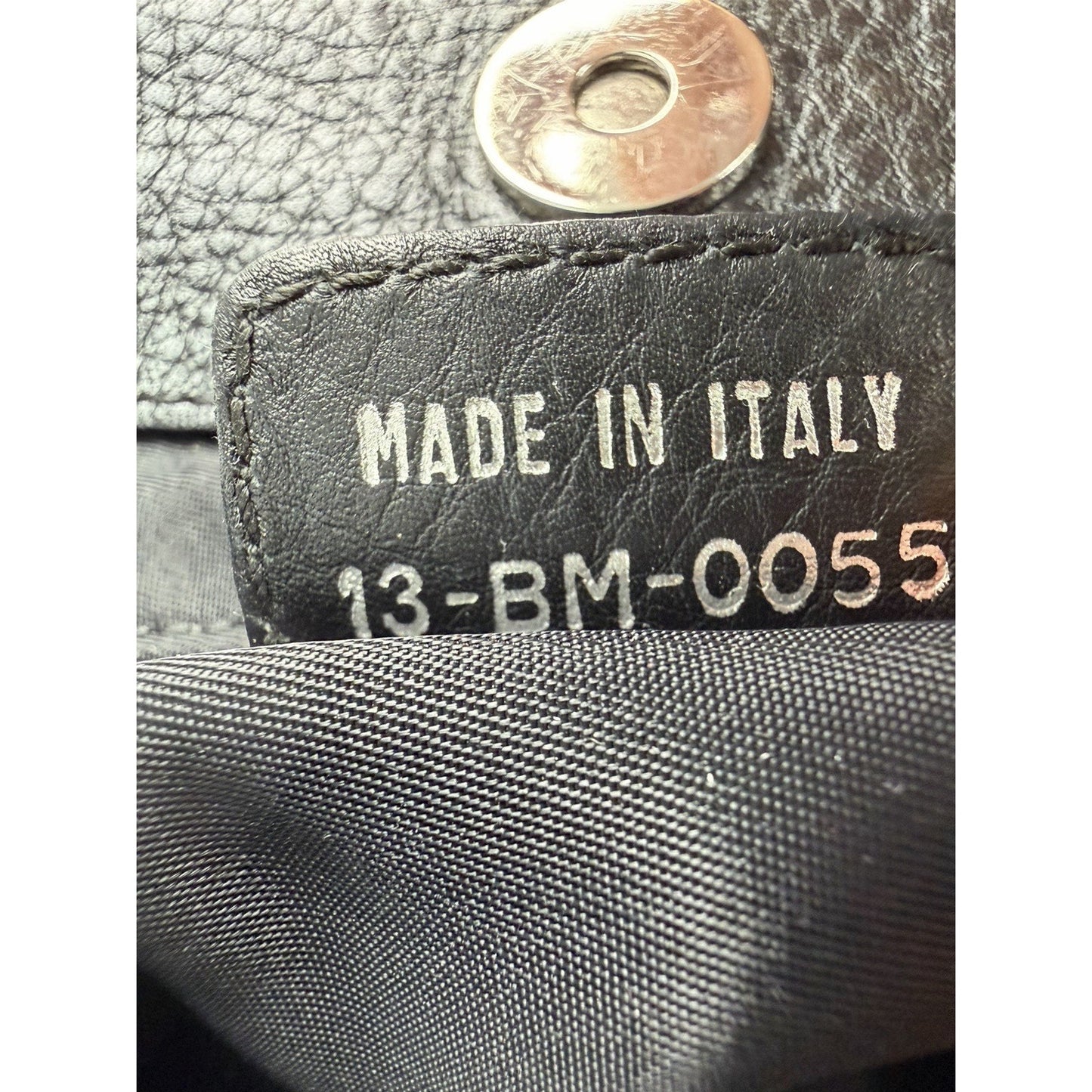 Christian Dior Vintage Diorissimo Multi-Pocket Shoulder Bag Black Canvas 2005 S7