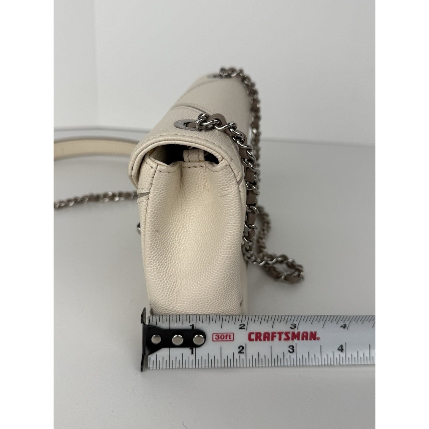 Chanel Macro Flap Chevron Caviar Small Women's Shoulder Bag