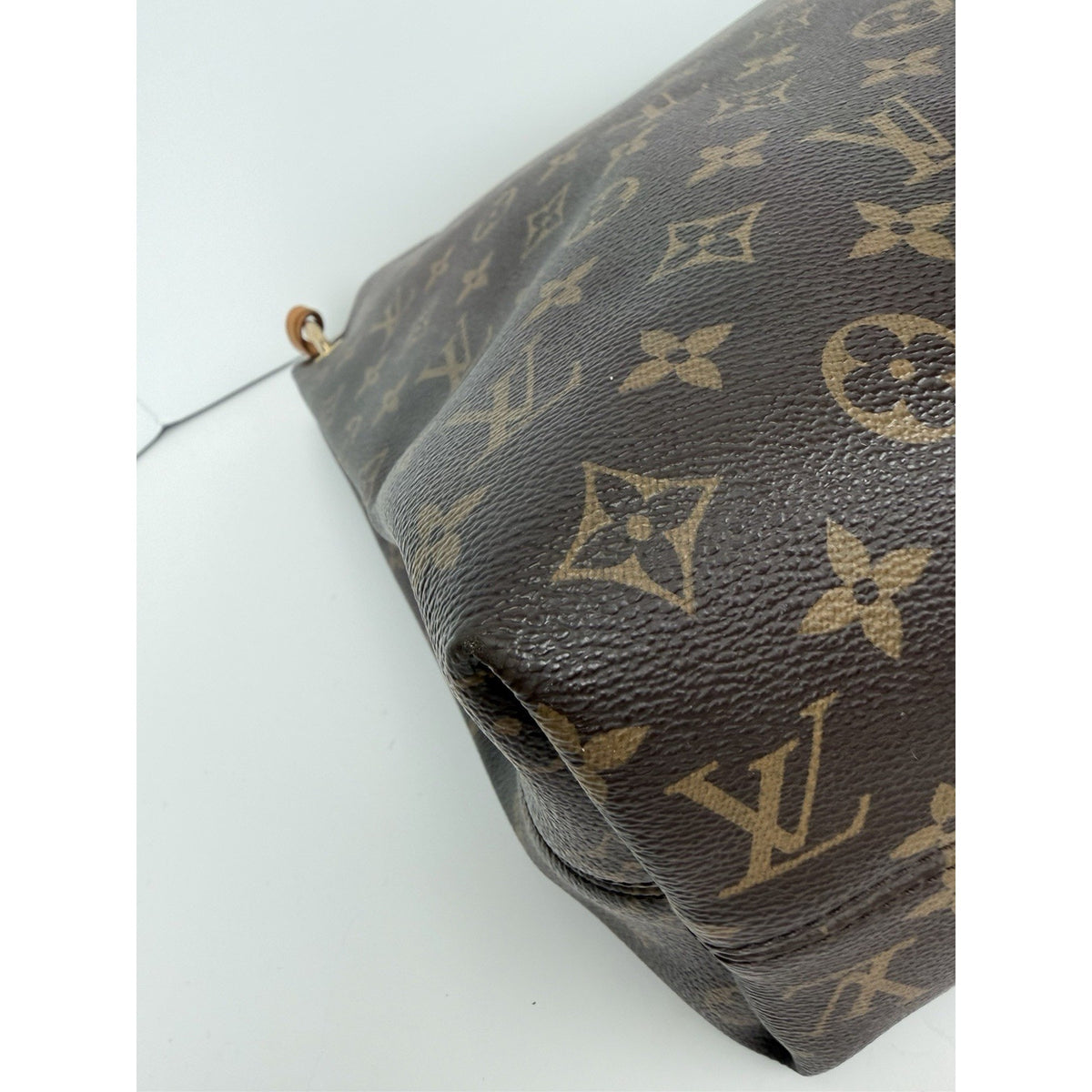 Louis Vuitton Graceful PM Tote Shoulder Bag Brown Monogram Coated Canvas 2017 F3