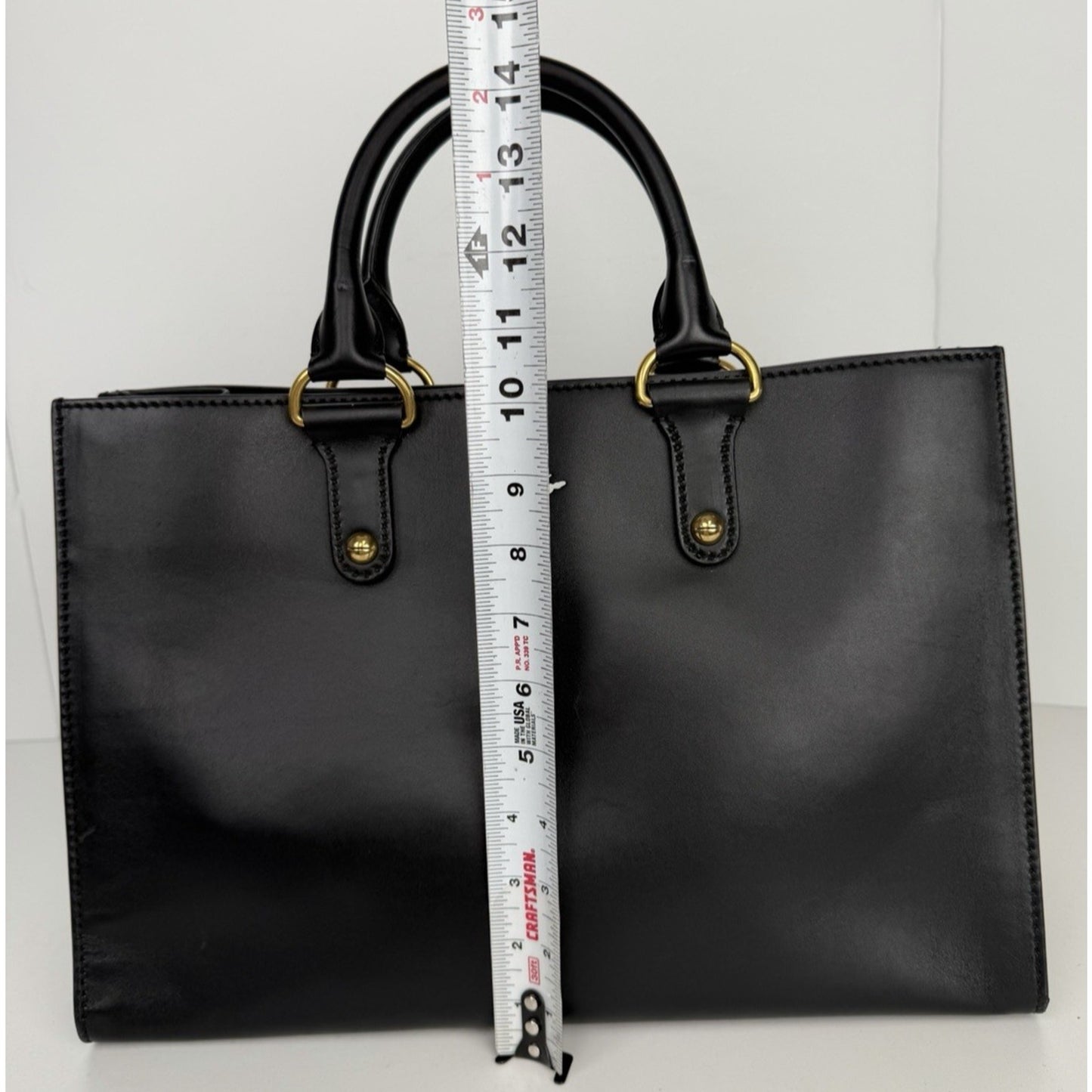 Christian Dior D-Bee Tote Bag in Black Leather Bee Emblem 2017 S