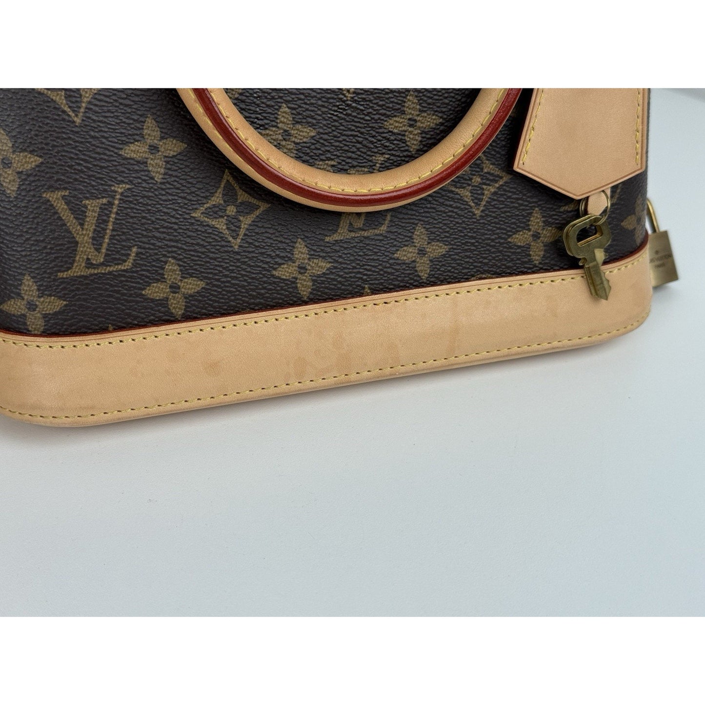 Louis Vuitton LV Monogram Alma BB Top Handle Women's Bag