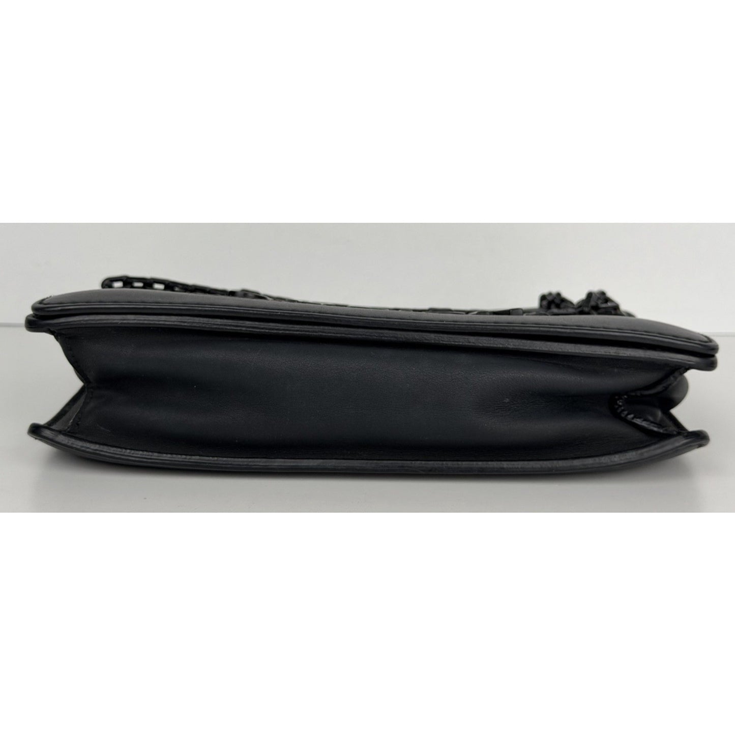 Christian Dior Ultra Matte Calfskin J'Adior Chain Flap Bag in Black
