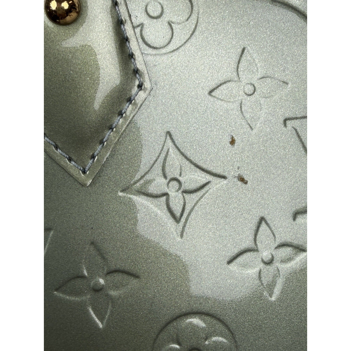 Louis Vuitton Alma GM Handbag in Green LV Monogram Vernis Patent Leather 2011 F2