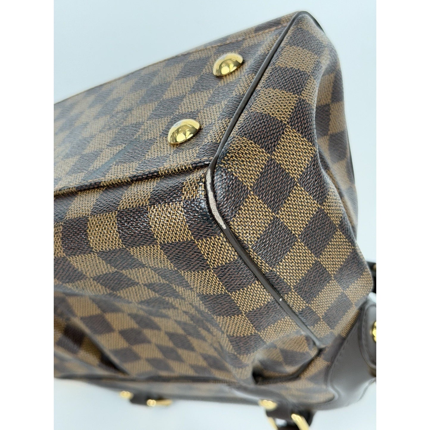Louis Vuitton Trevi PM Handle Bag in Damier Ebene Coated Canvas 2013