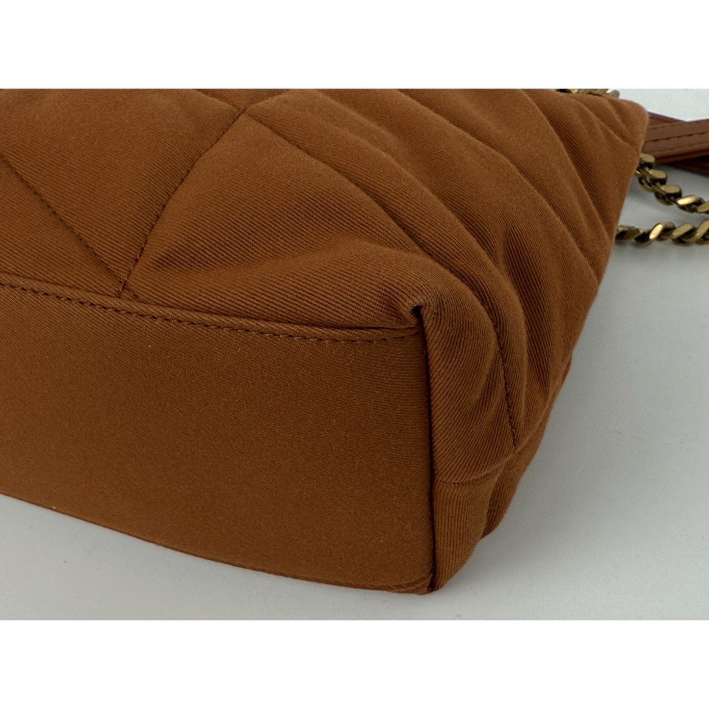 Saint Laurent Loulou Small Shoulder Bag in Celosia Orange Quilted Fabric (2024)