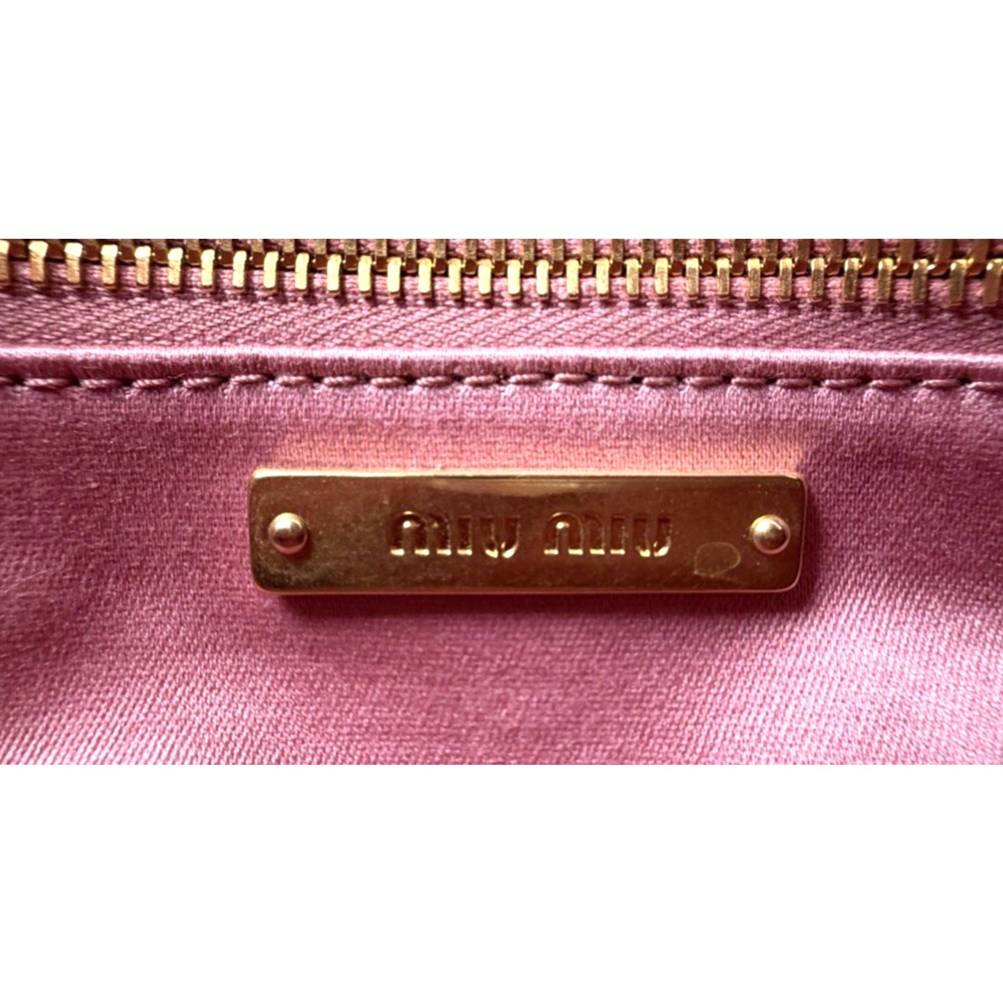 Miu Miu Nappa Knot Top Handle Shoulder Large Puffer Bag in Pink S-15