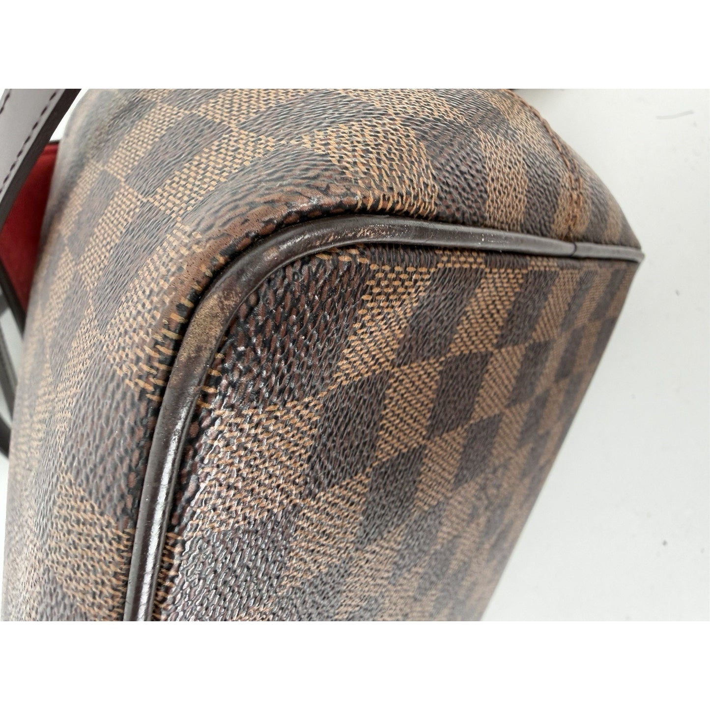 Louis Vuitton Bergamo MM Bag in Damier Ebene Coated Canvas 2012 E-6