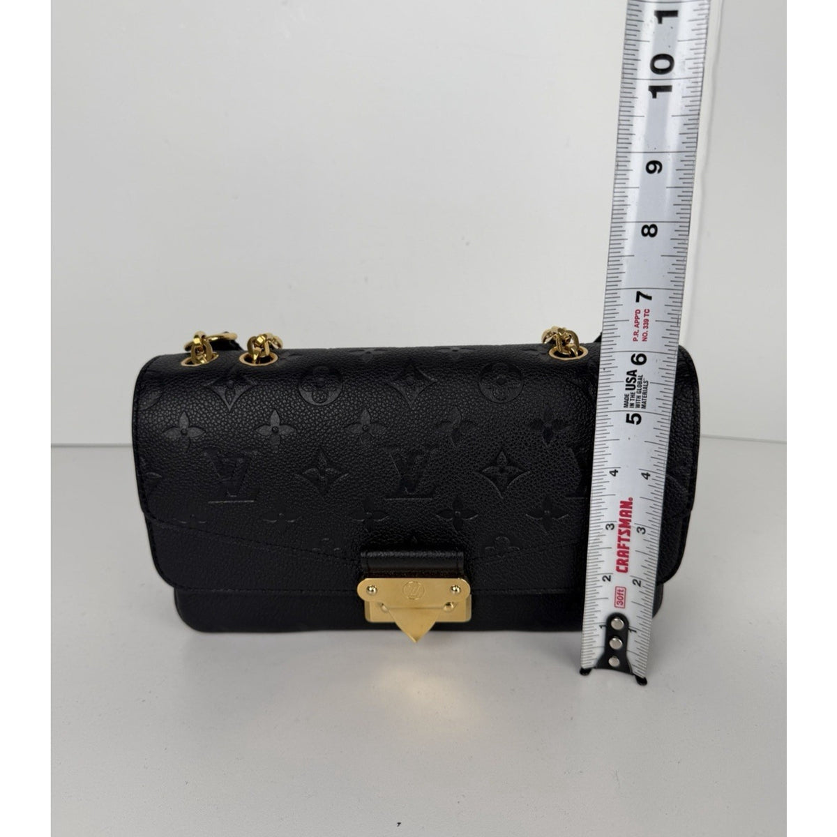 Louis Vuitton Marceau Shoulder Bag in Black LV Monogram Empreinte Leather NFC E2