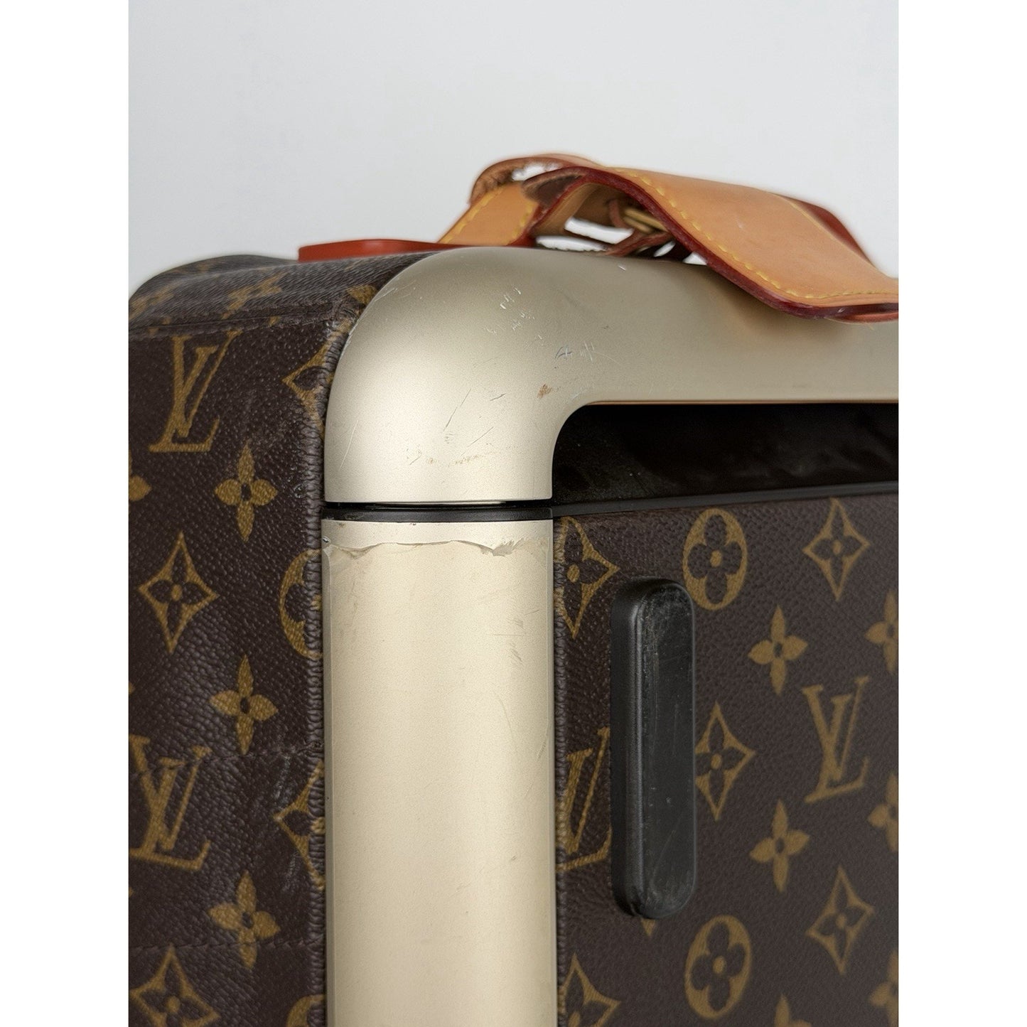 Louis Vuitton Horizon Soft 55 Rolling Duffle Bag in Brown Monogram Canvas 2019