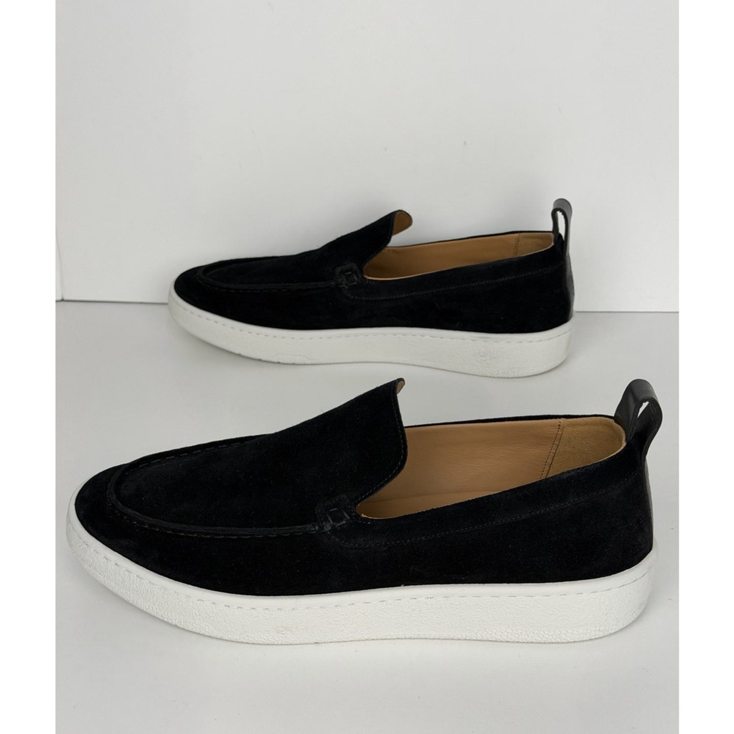 Lanvin Cruiser Suede Moccasin Loafers in Black 46EU (12 US Men)