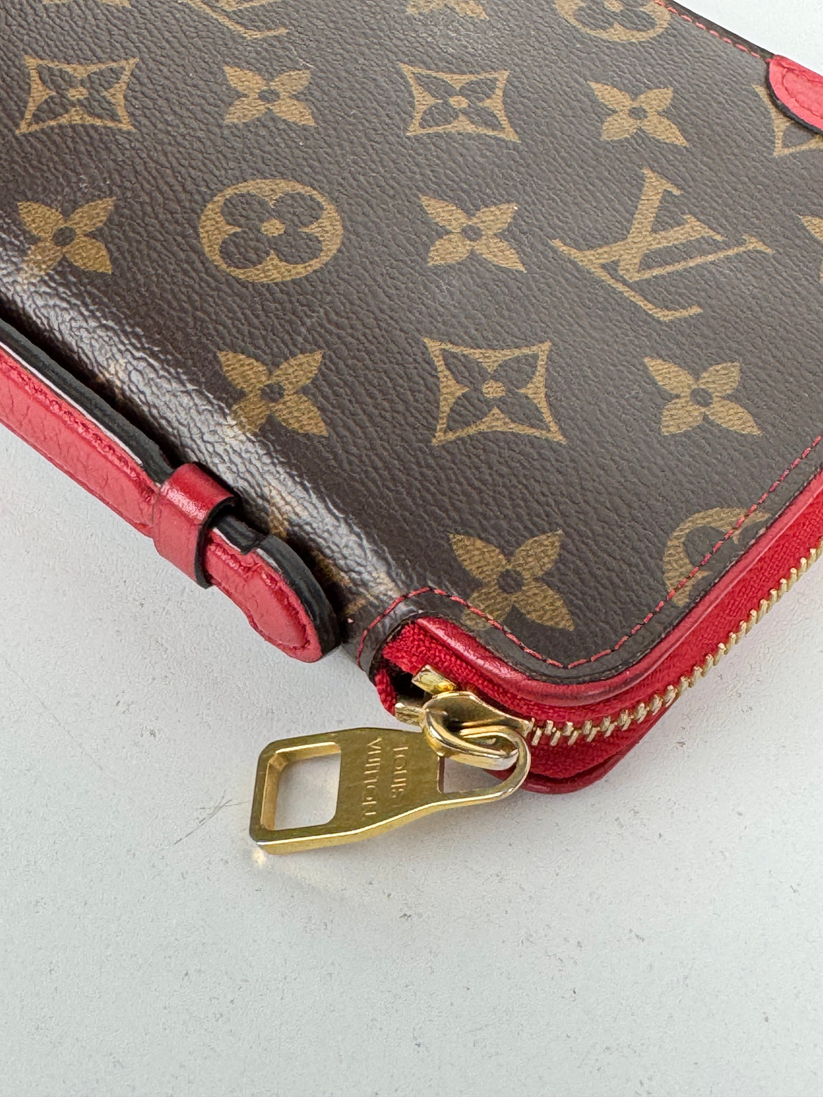 Louis Vuitton Zippy Retiro Wallet in Brown LV Monogram Coated Canvas 2015 YK2