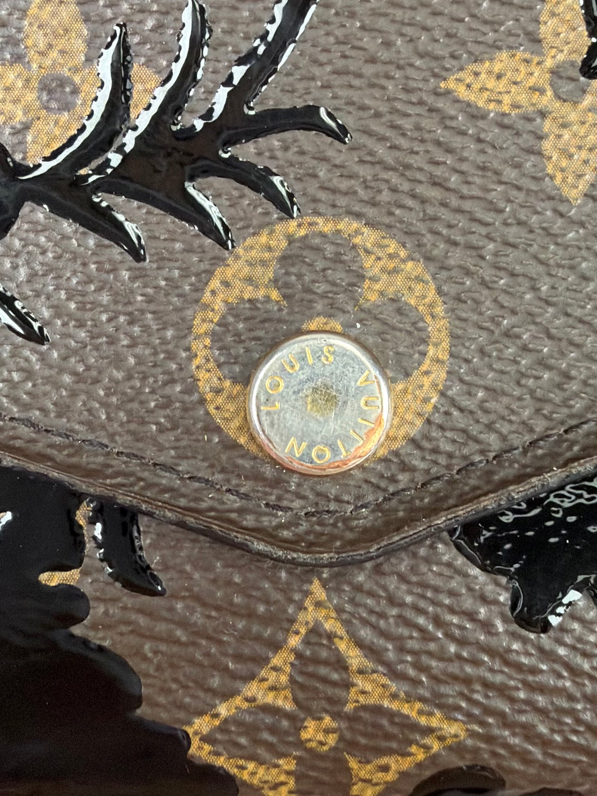Louis Vuitton Monogram Blossom Sarah Wallet in Brown Monogram Coated Canvas 2018 K1