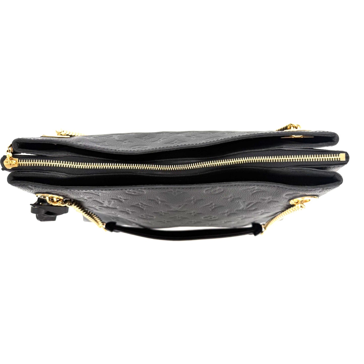 Louis Vuitton Surene Shoulder Bag MM Black LV Monogram Empreinte Leather 2018 C1