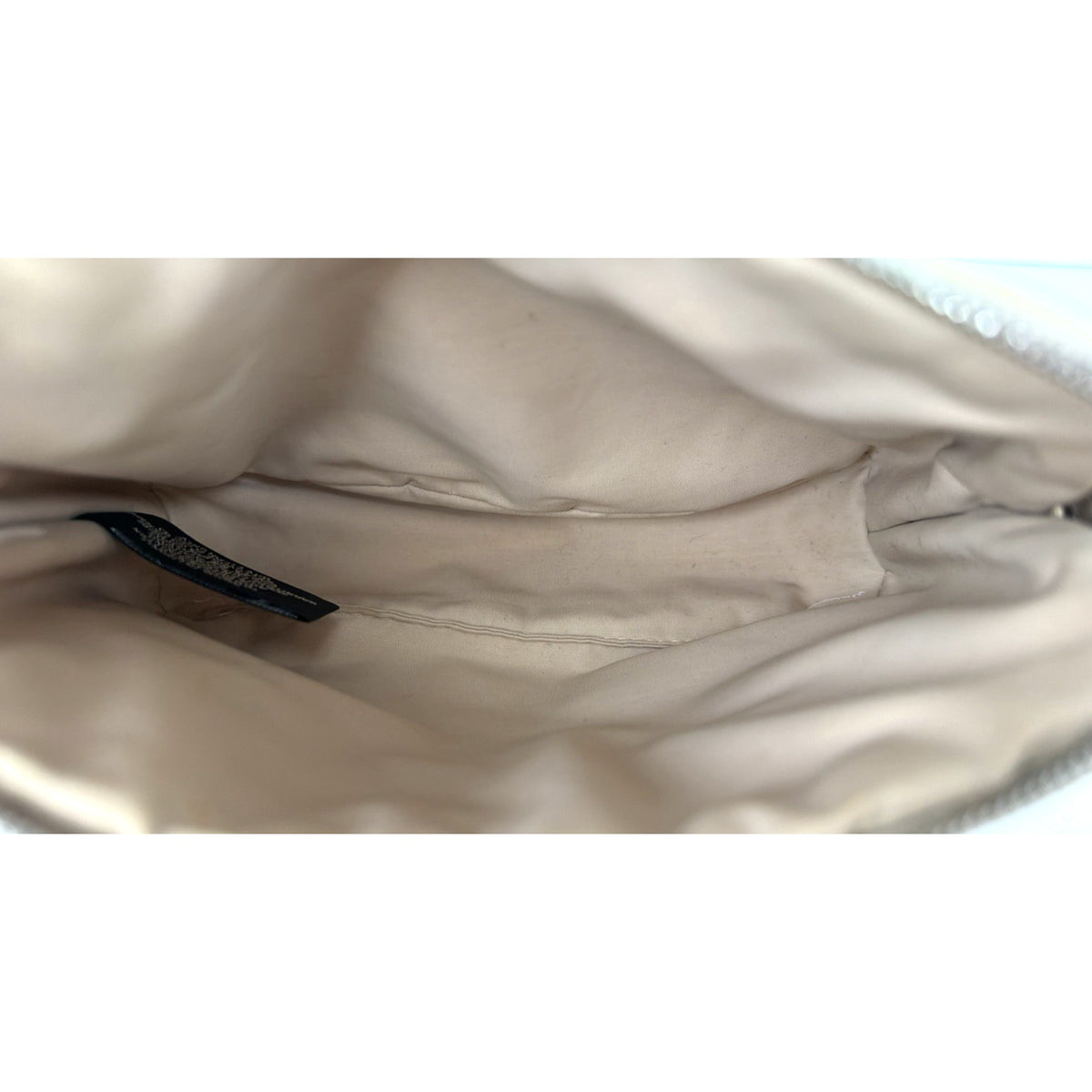 Hermes Cotton Canvas Toile Mini Bolide Travel Cosmetic Pouch Bag in Beige