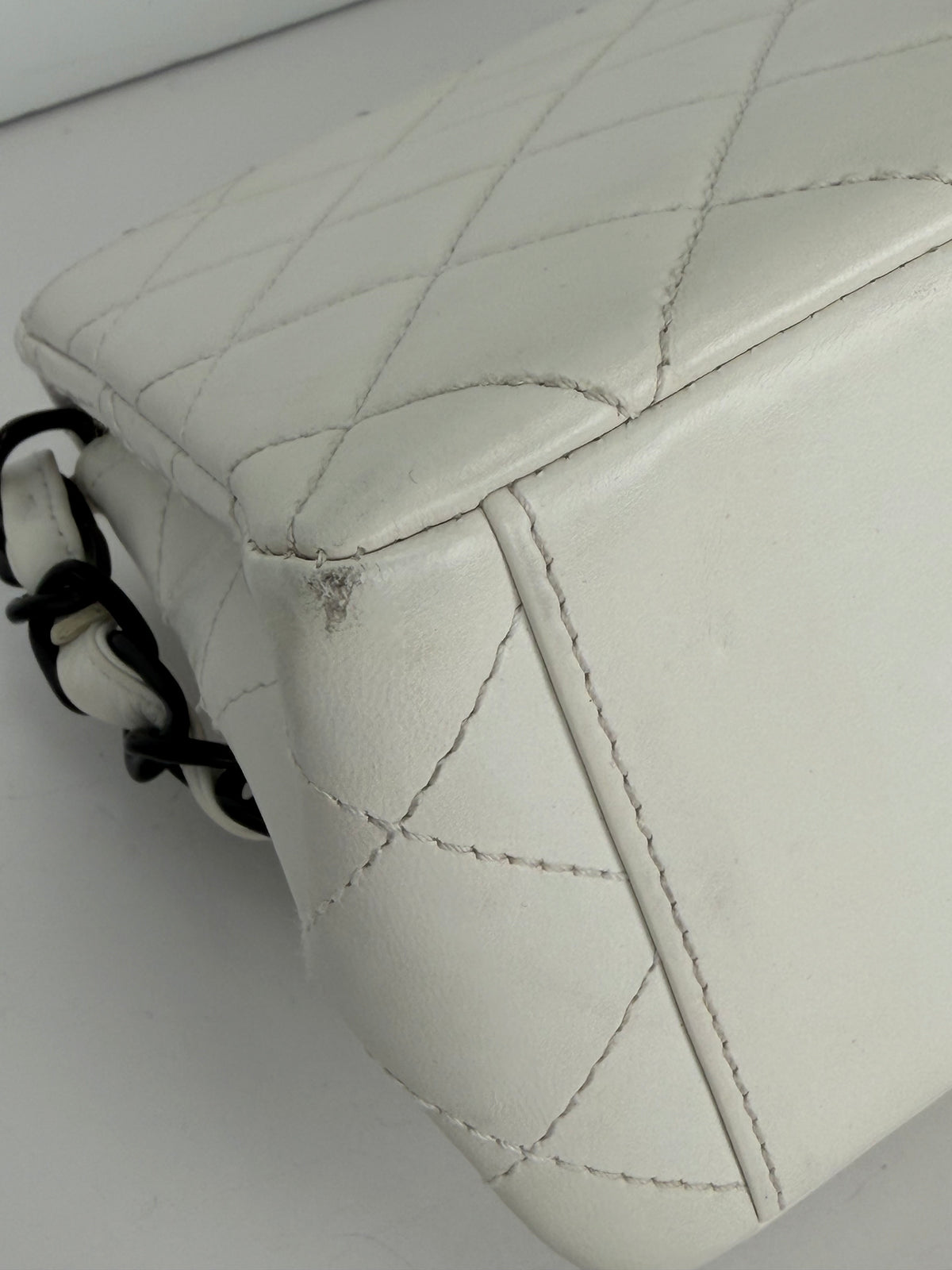 Chanel My Everything Small White Flap Crossbody Bag 1997-1999 YC3