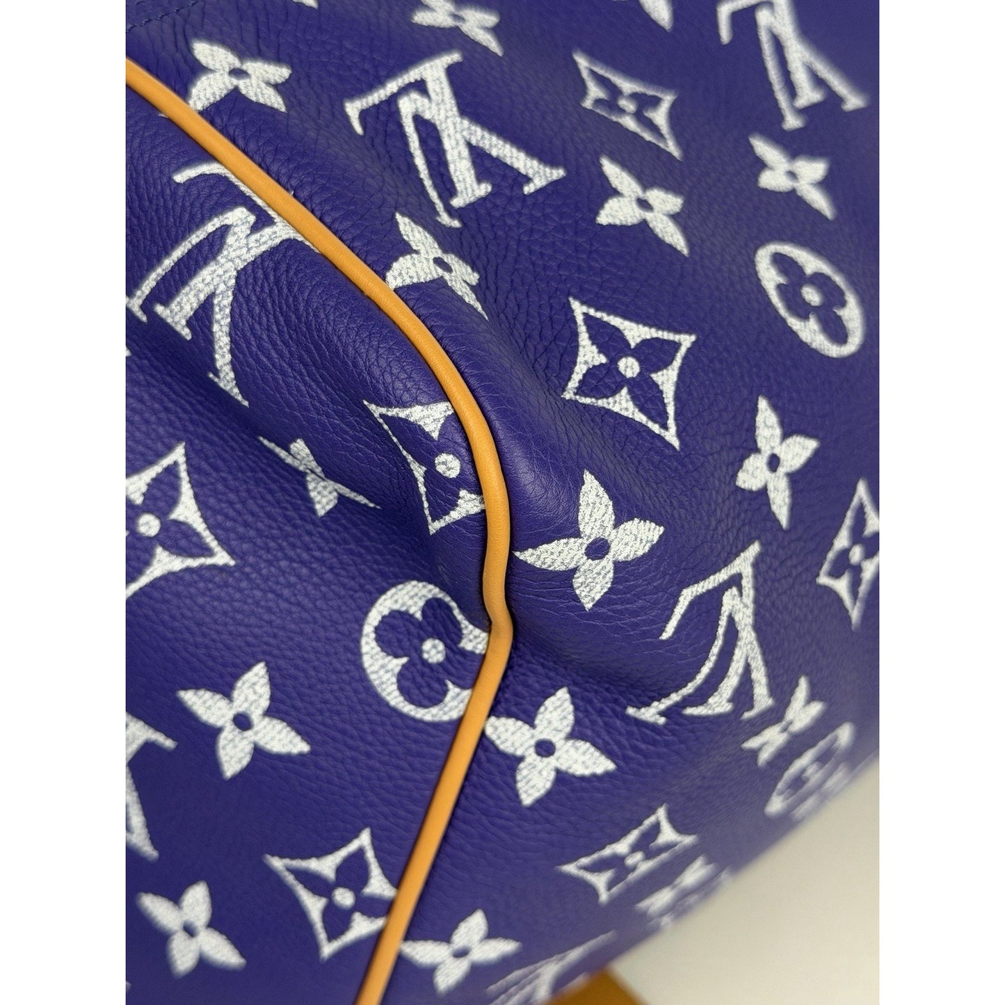 Louis Vuitton Speedy P9 Bandouliere 40 in Purple Monogram Calfskin Microchipped