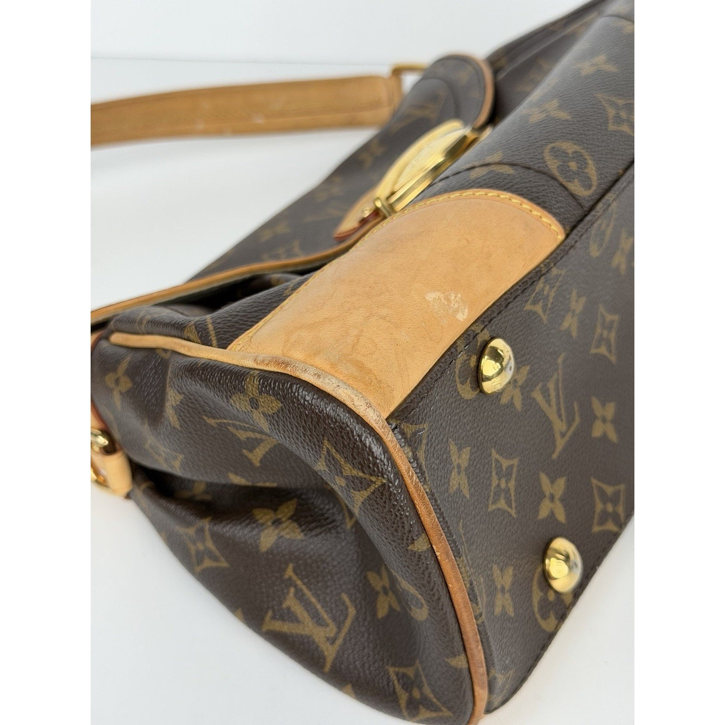 Louis Vuitton Beverly MM Monogram Canvas Shoulder Handbag (2008)