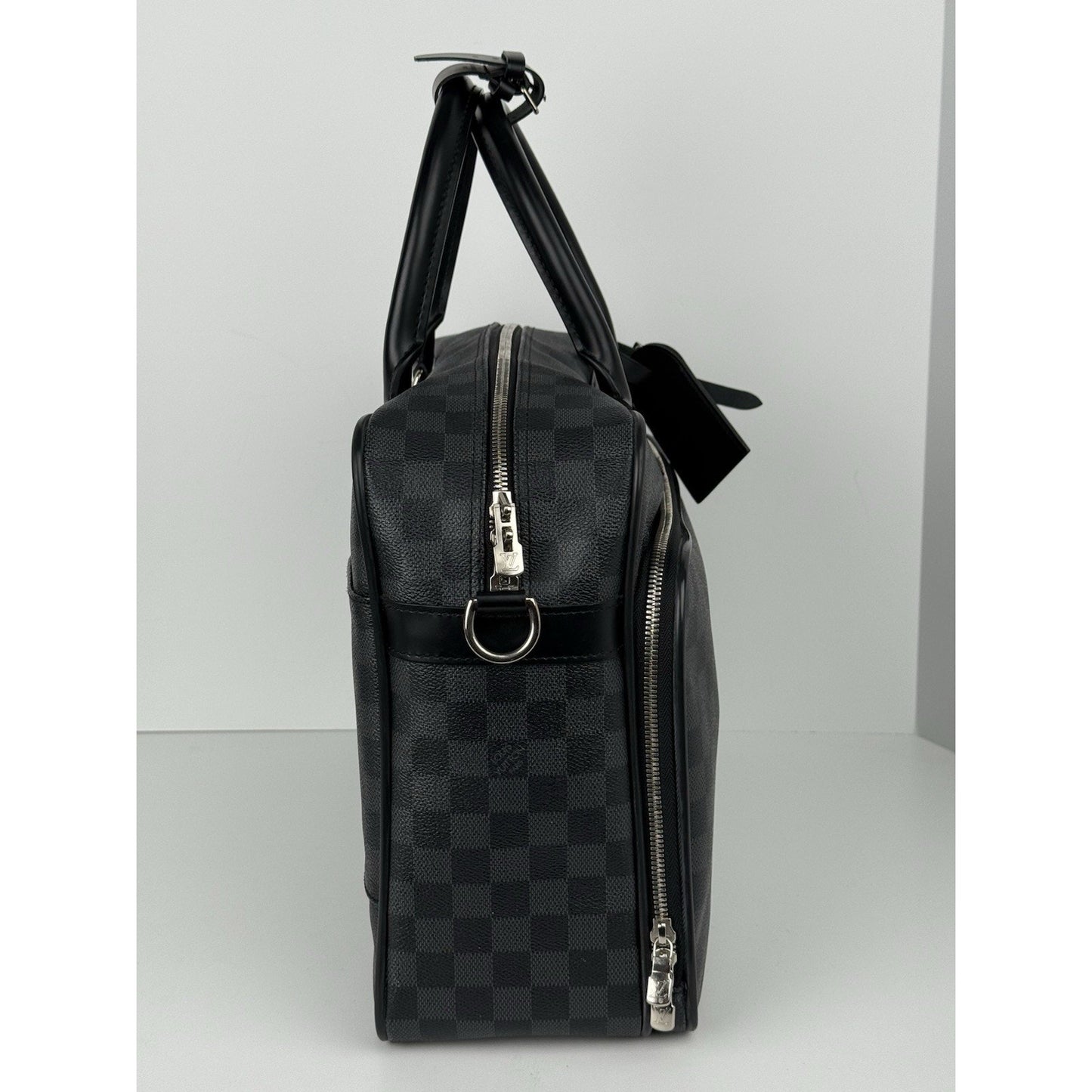 Louis Vuitton Damier Graphite Icart Business Bag Briefcase Handbag Black