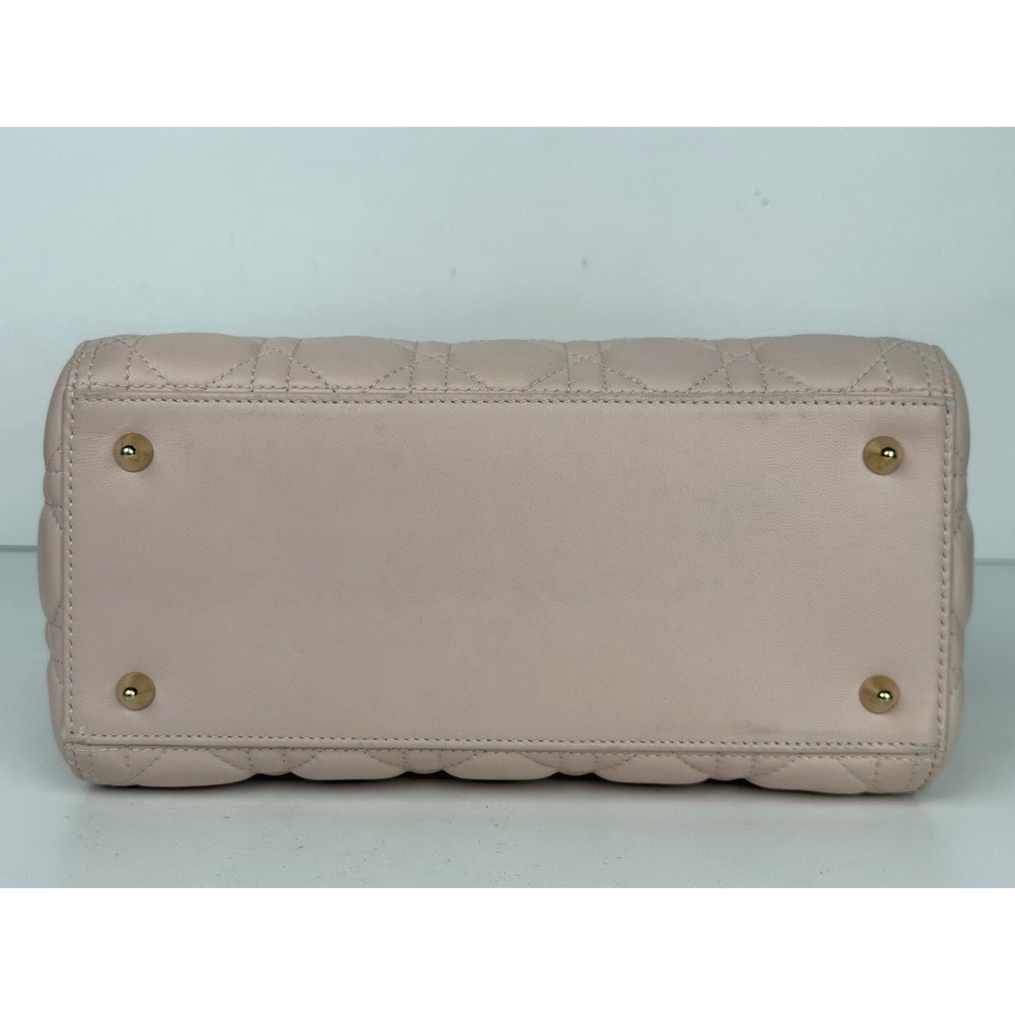 Dior Lady Dior Bag Medium in a Powder Pink Cannage Lambskin Leather 2016 U2