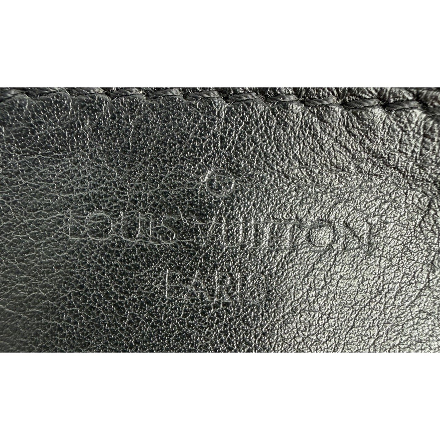 Louis Vuitton Avenue Damier Graphite Sling Bag Black Canvas Leather Patch NFC C8