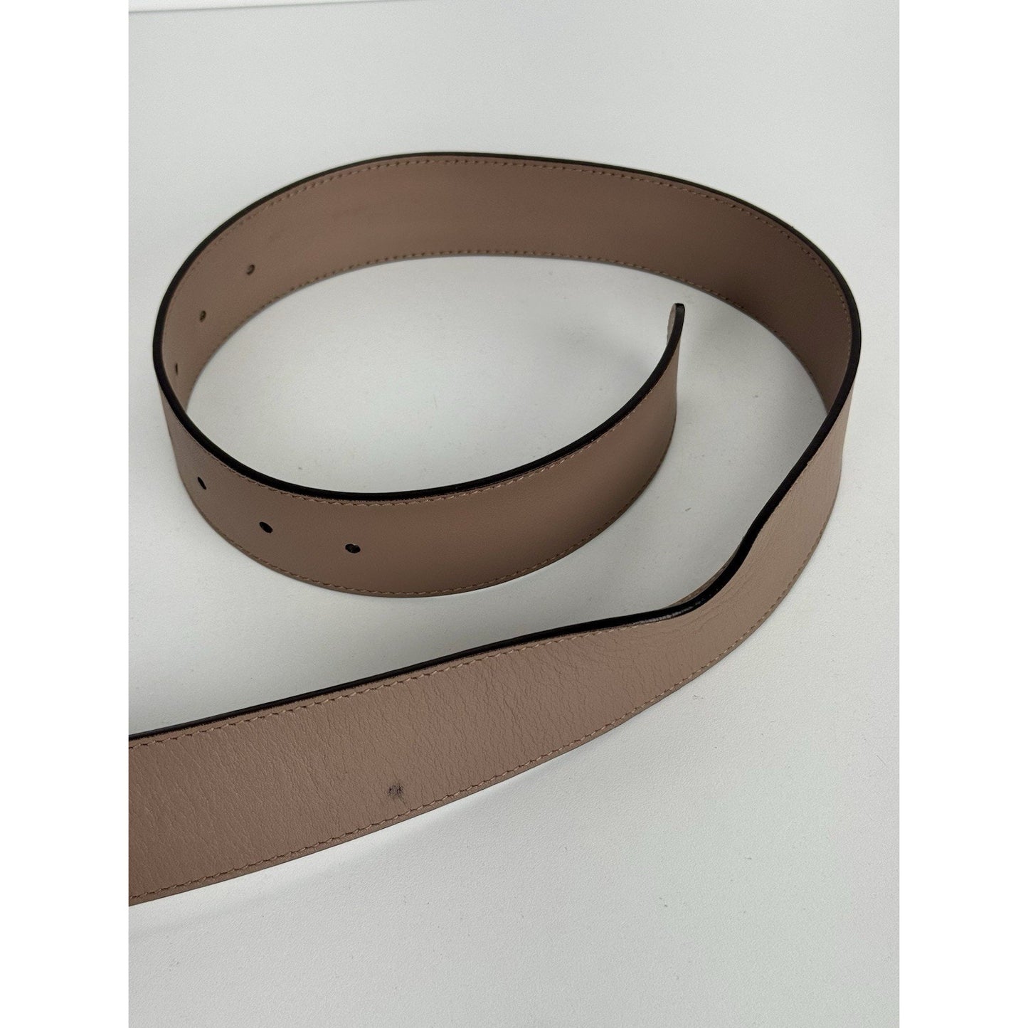 Gucci GG Marmont Leather Belt in Dusty Pink Size 90 36