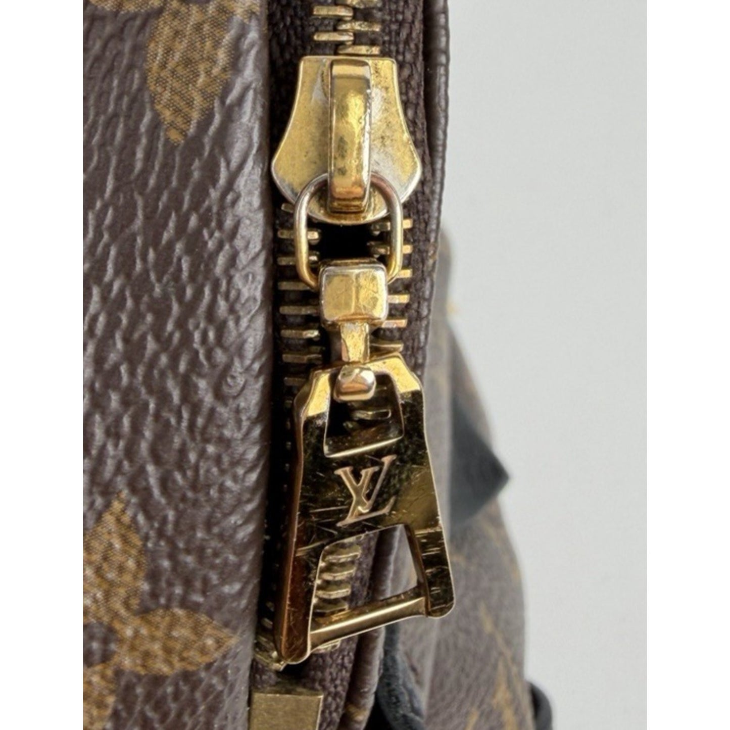 Louis Vuitton Palm Springs Mini Backpack Bag in Brown Coated Canvas 2020 D7