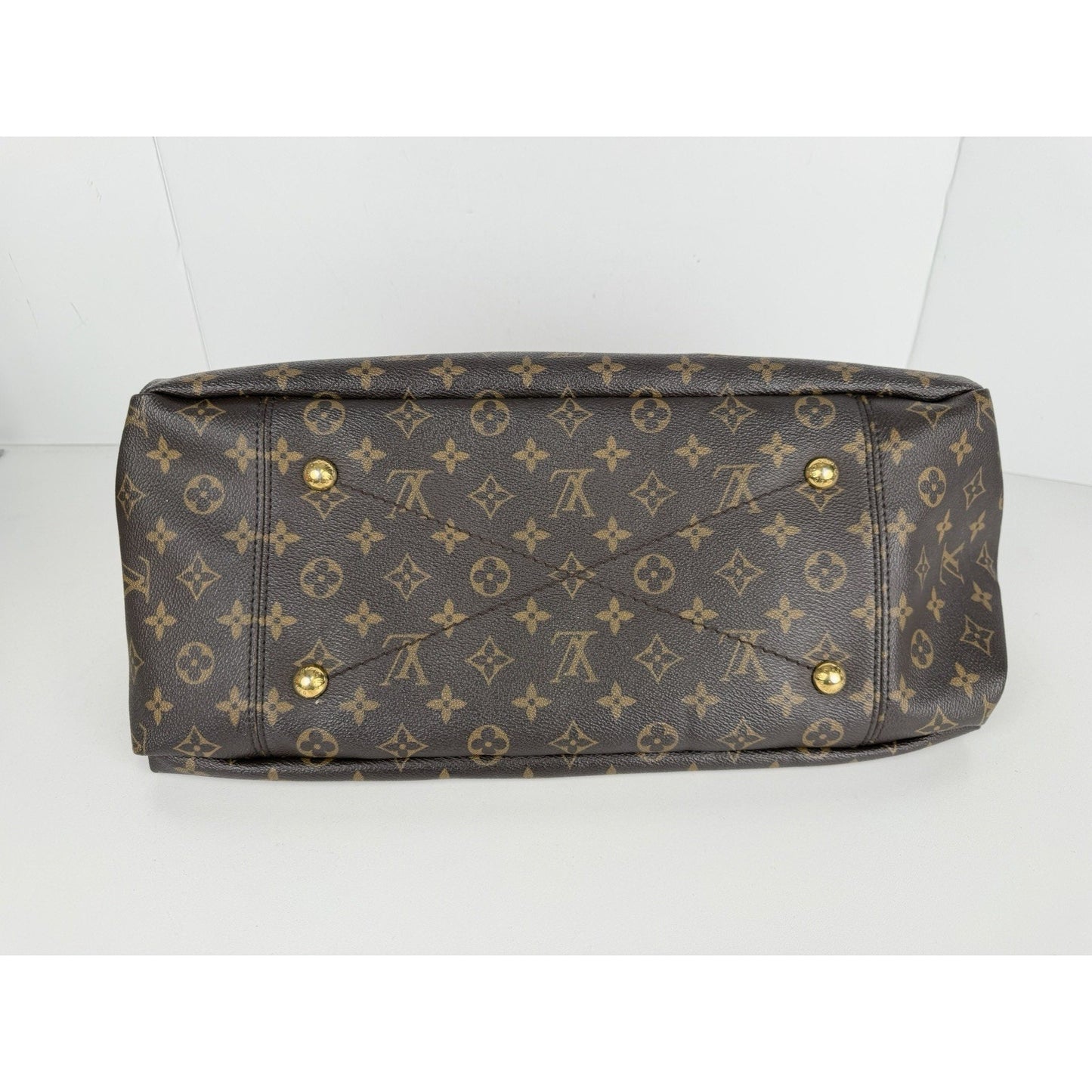Louis Vuitton Artsy Shoulder Bag MM in Brown LV Monogram Coated Canvas 2011 d-S