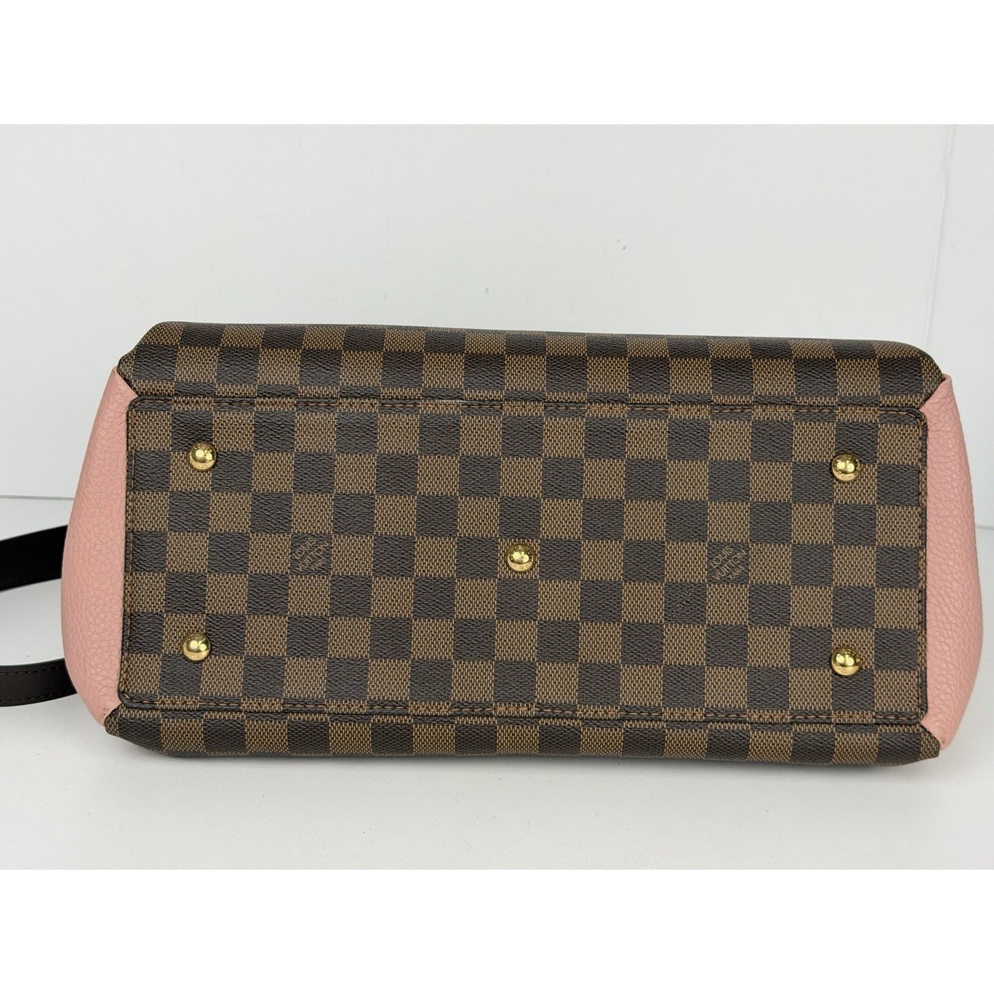 Louis Vuitton Normandy Handbag in Magnolia Damier Ebene Coated Canvas 2017 S