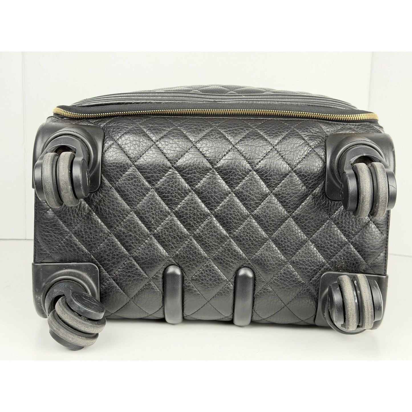 Chanel Quilted Coco Case Trolley in Black Leather