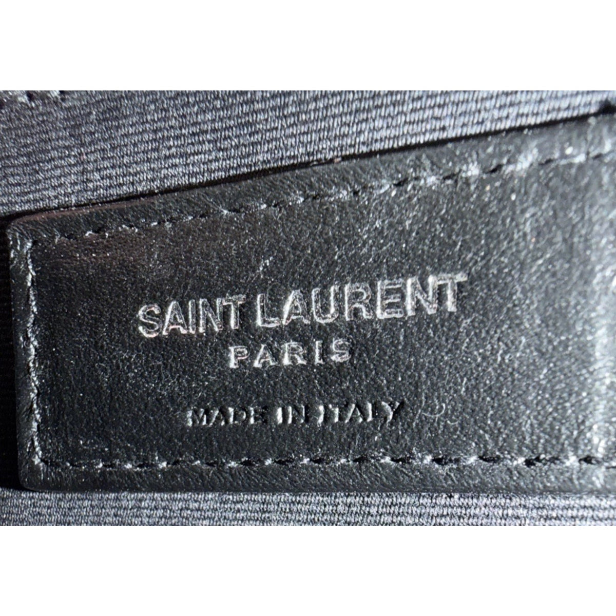 Saint Laurent Medium Loulou Matelasse Leather Shoulder Bag in Black C-5