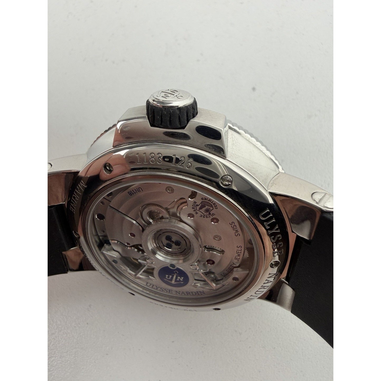 Ulysse Nardin Marine Chronometer Black Automatic 43mm 1183-126
