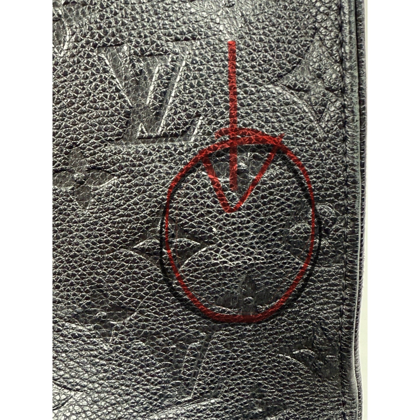 Louis Vuitton Black Monogram Empreinte Leather On The Go GM Bag