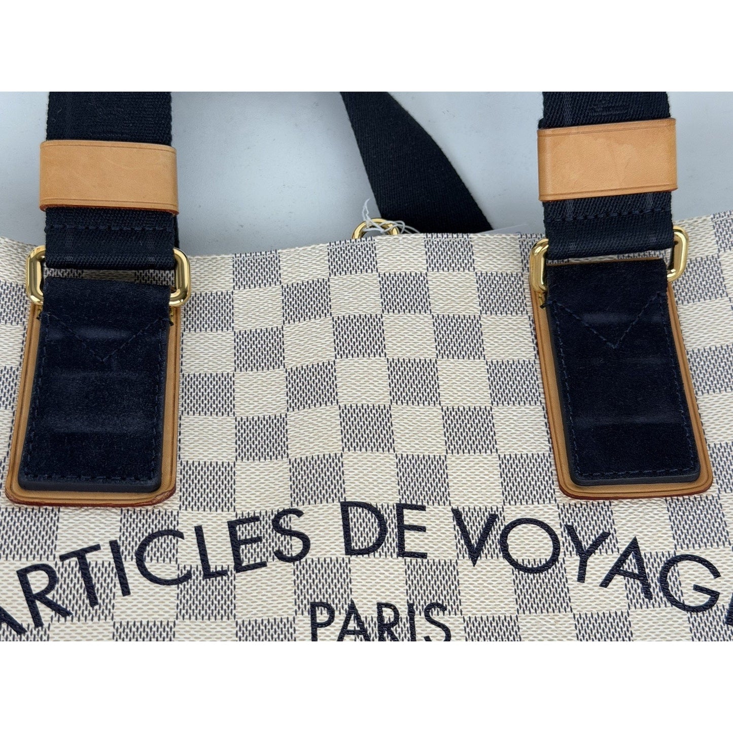 Louis Vuitton Beach Cabas PM Tote Bag in Damier Azur Coated Canvas 2012 E-8