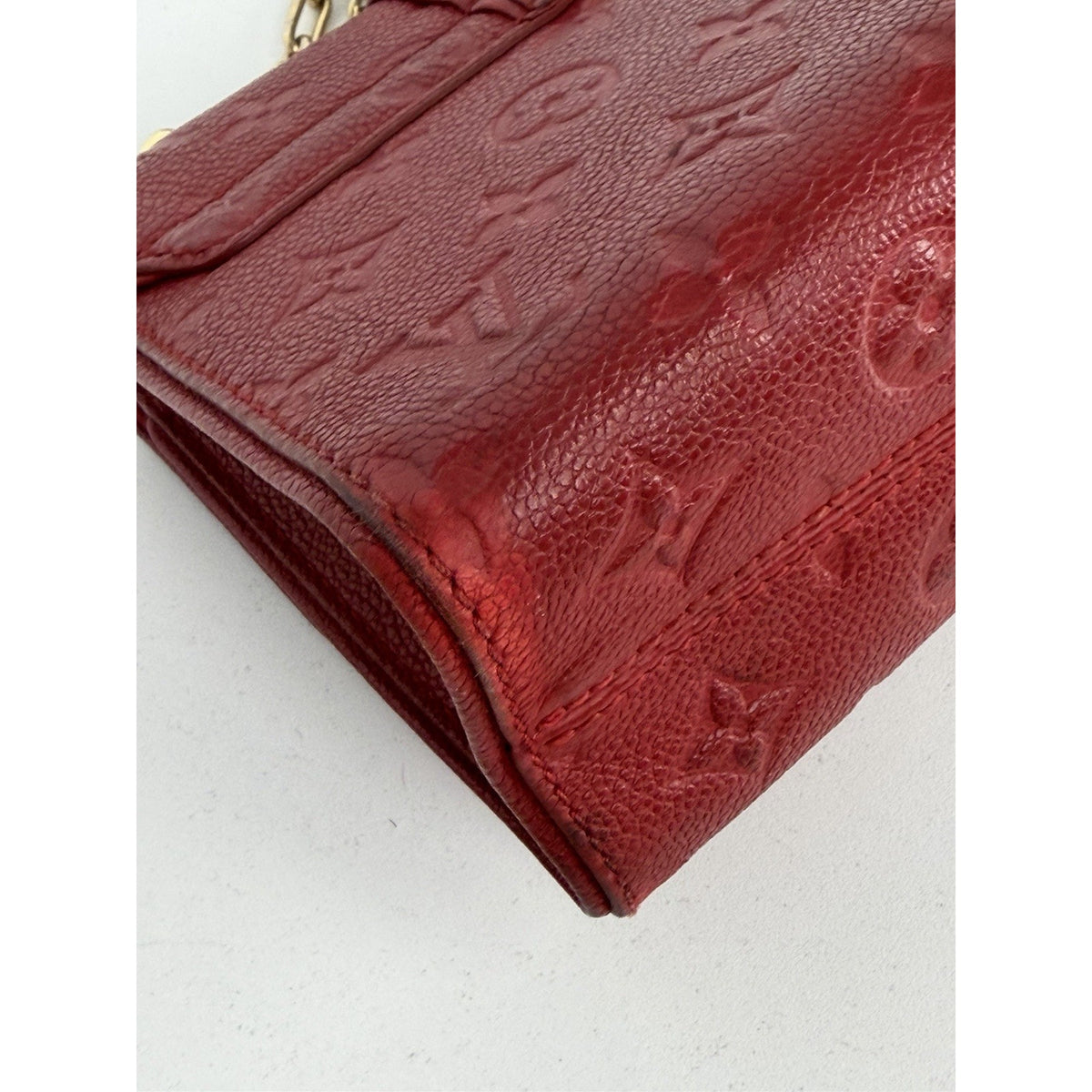 Louis Vuitton Saint Sulpice BB Shoulder Bag in Red Empreinte Leather 2018 S07