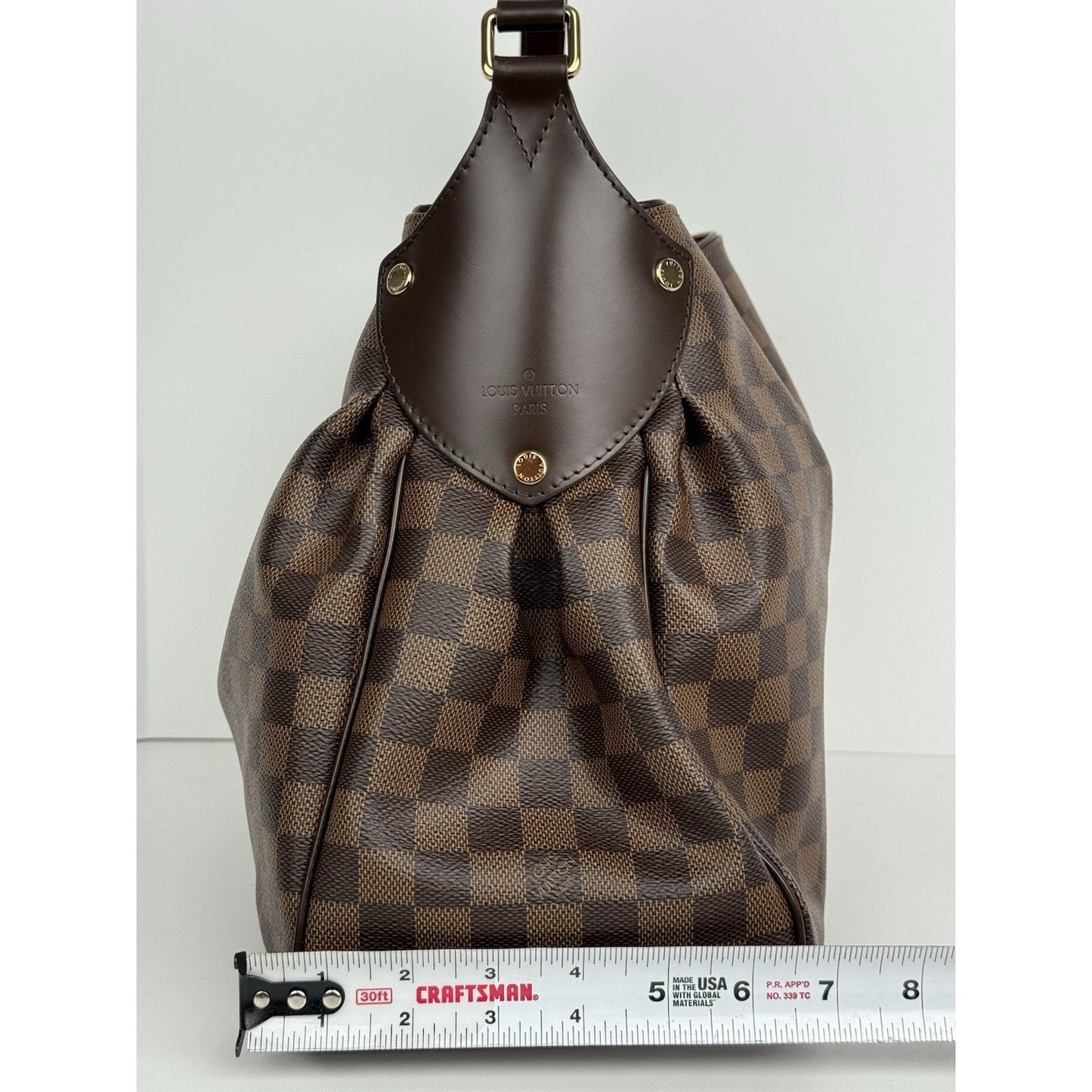 LOUIS VUITTON Damier Ebene Reggia Shoulder Bag