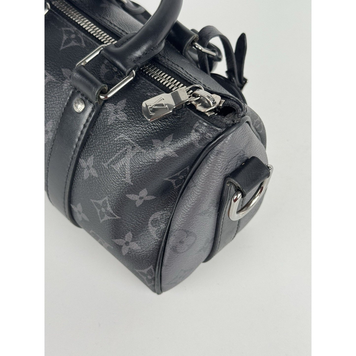 Louis Vuitton Keepall Bandouliere 25 Monogram Eclipse Canvas Bag B-2