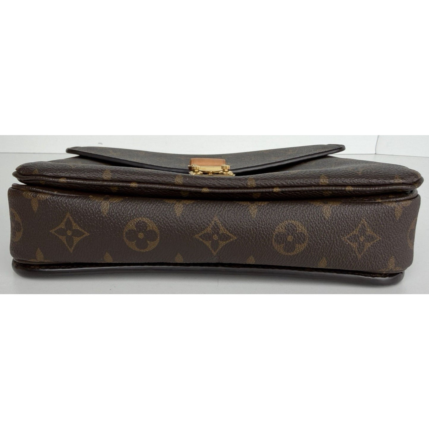Louis Vuitton Pochette Metis MM Bag in Brown Monogram Coated Canvas NFC E-1