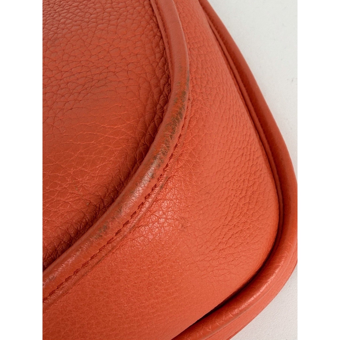 Hermes Evelyne 29 Bag Orange Poppy Taurillon Clemence Leather 2017