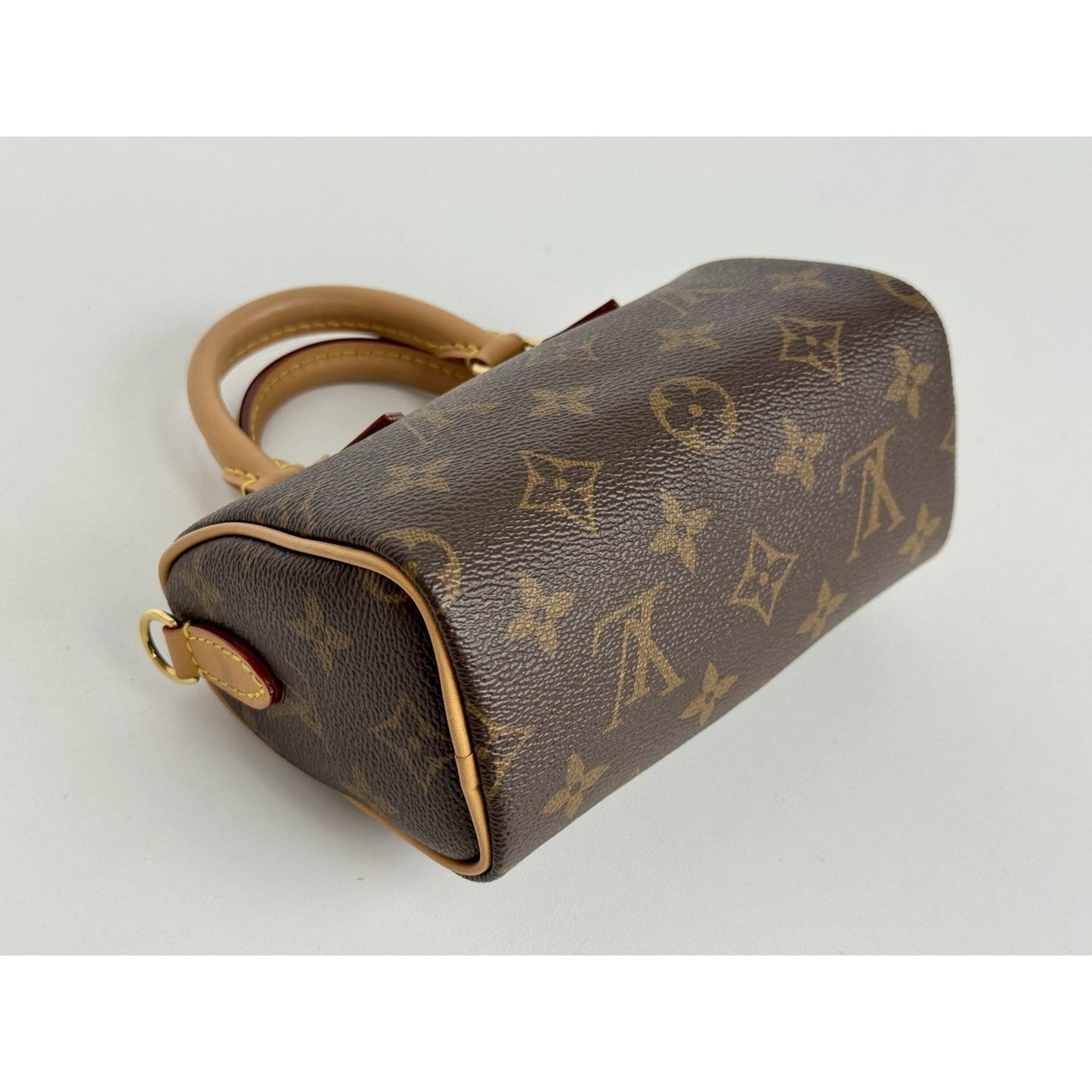 Louis Vuitton Nano Speedy Monogram Canvas Handbag