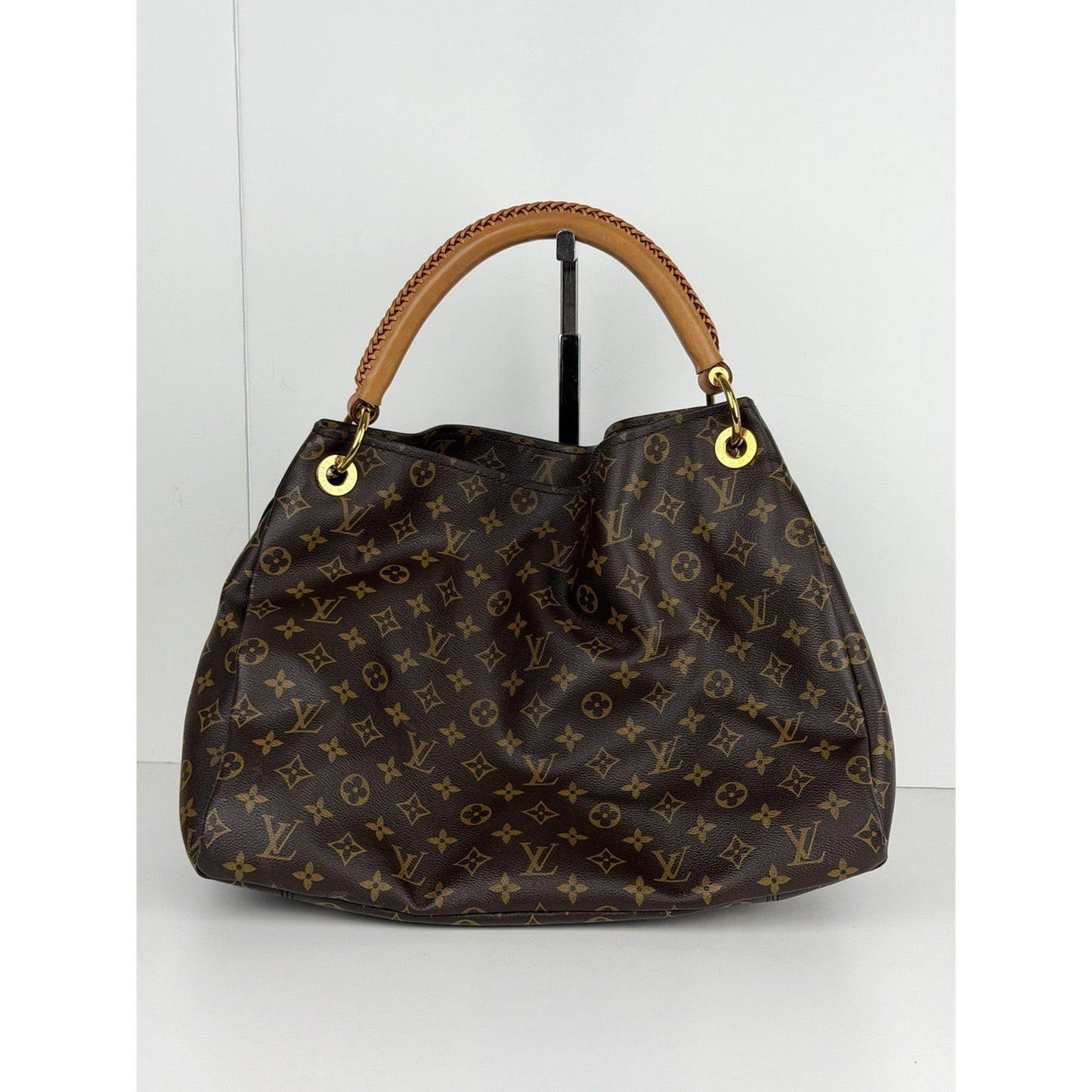 Louis Vuitton Artsy MM Hobo Bag in Brown LV Monogram Coated Canvas 2016 S