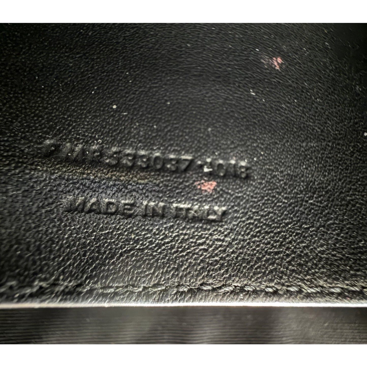 Saint Laurent Signature Niki Bag Small Light Taupe Crinkled Calfskin Leather S09