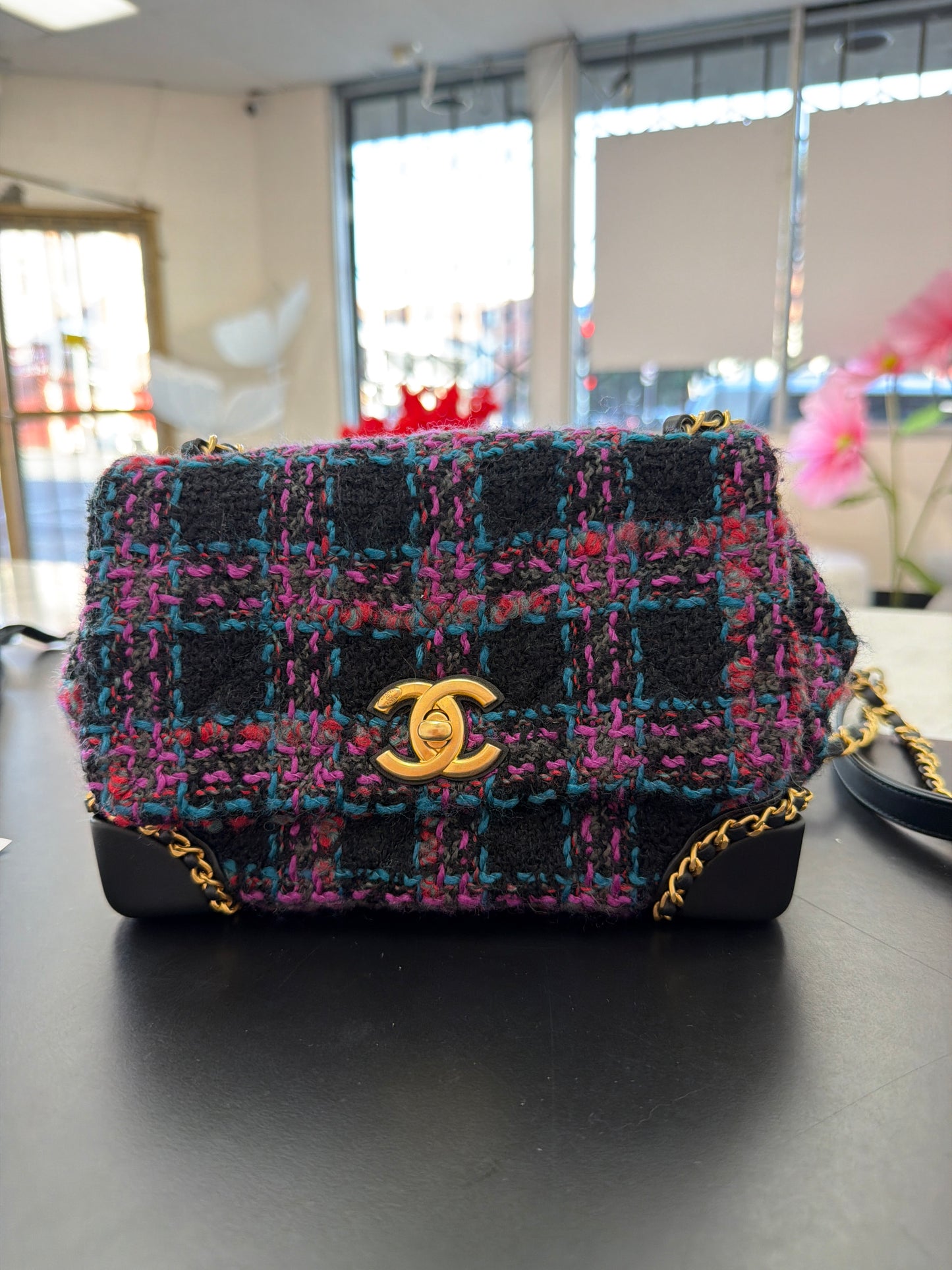 Chanel Mini Tweed Flap Bag