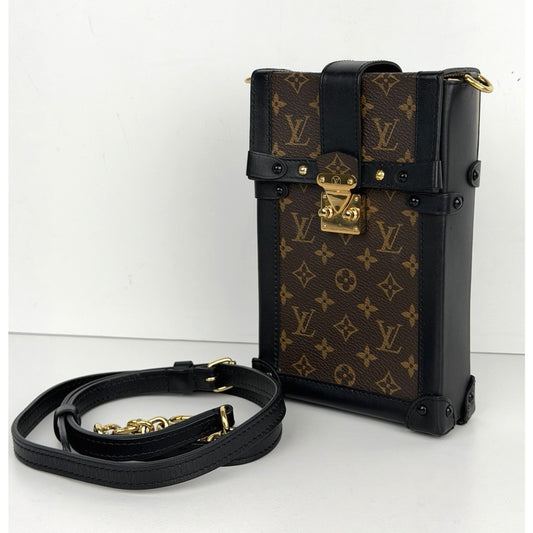 Louis Vuitton Monogram Pochette Trunk Verticale Coated Canvas and Leather 2020