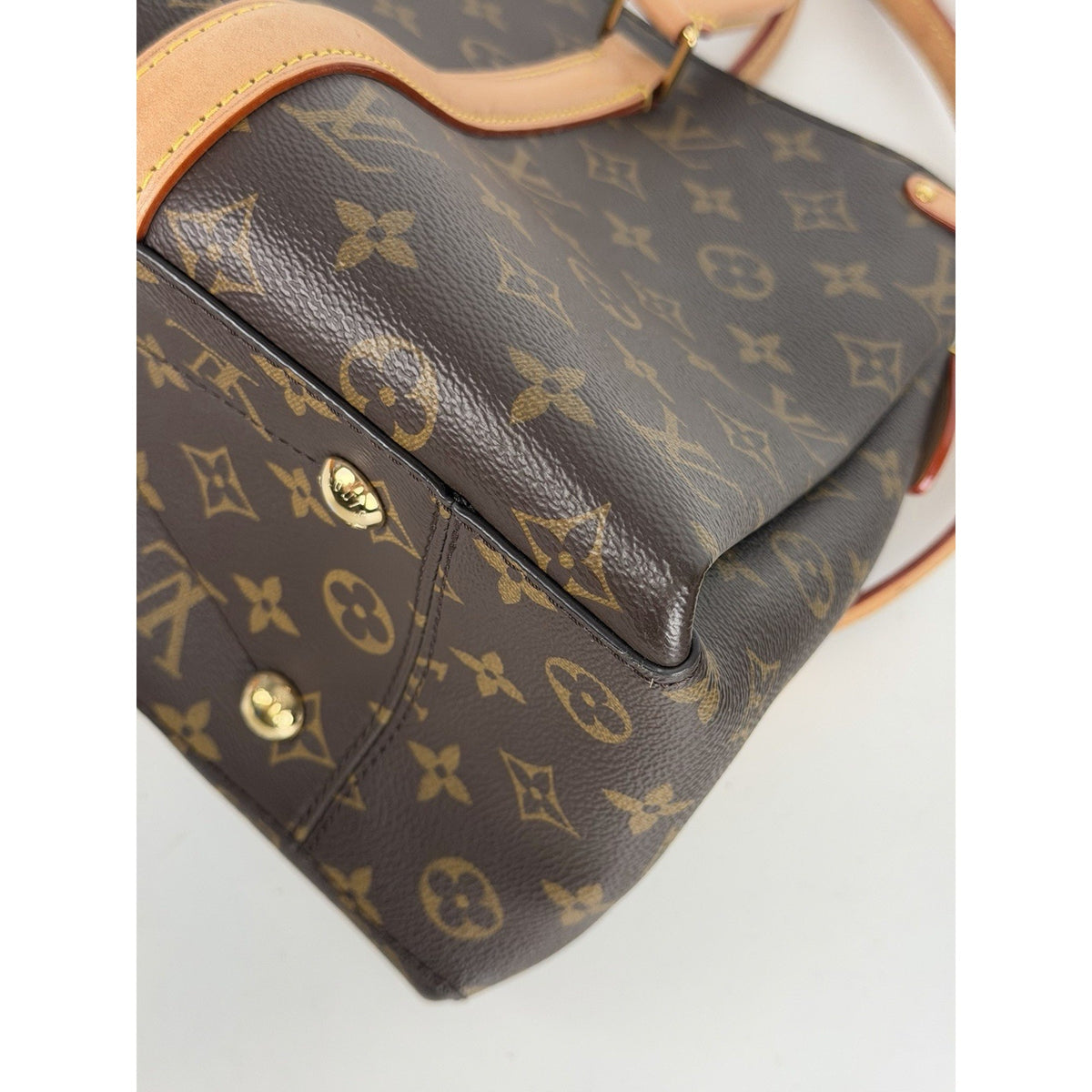 Louis Vuitton Soufflot MM Shoulder Bag LV Monogram Brown Coated Canvas 2020 S21