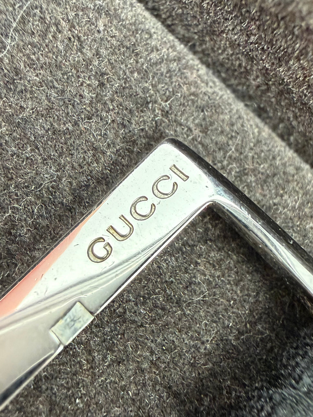 Gucci G-Bandeau Watch (Series 104) in Black Monogram Canvas Strap Stainless Steel K3