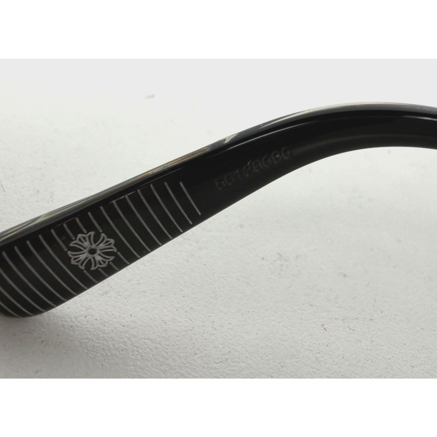 Chrome Hearts Tycoxagain Eyeglasses 51 in Black with Clear Lenses